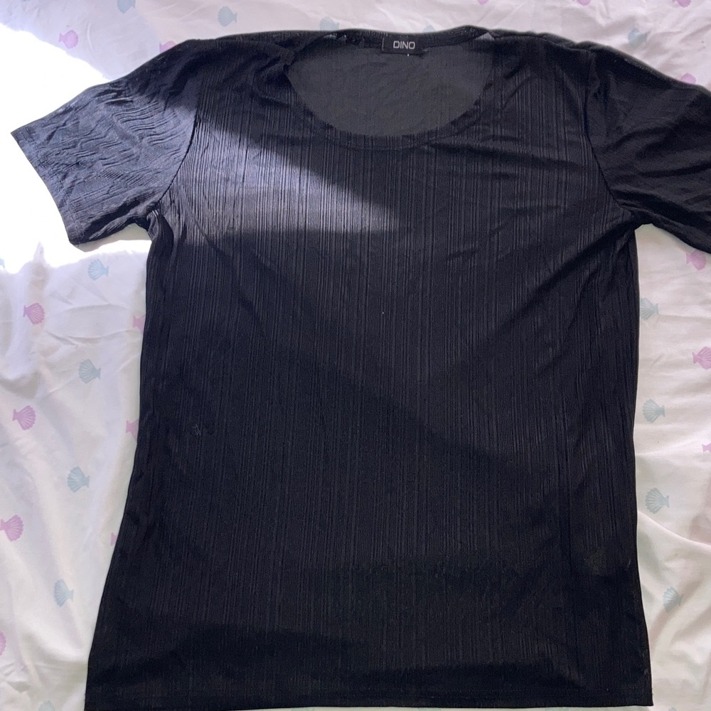 Dino Black Short Sleeve Men's Tee